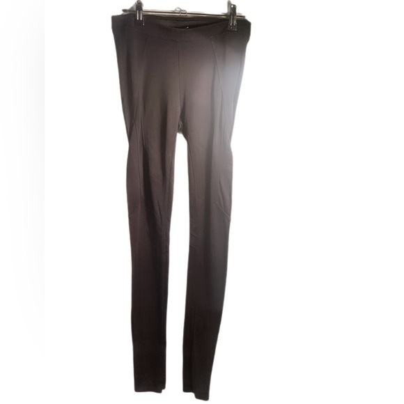 Helmut Lang Black Leggings Stretch Bodycon Slim Fit soft Elastic Waistband S - Picture 2 of 5